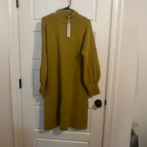 Roolee ballon sleeve sweater dress